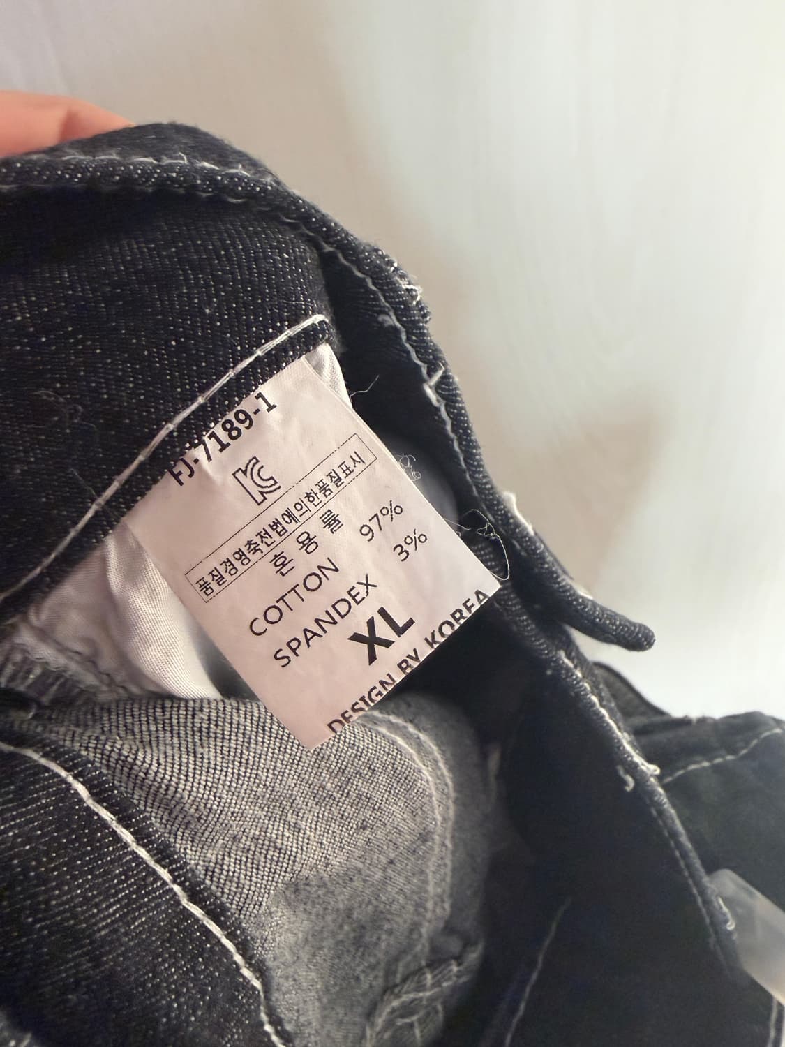 여성 투버튼 부츠컷 팬츠 xl 상품이미지4