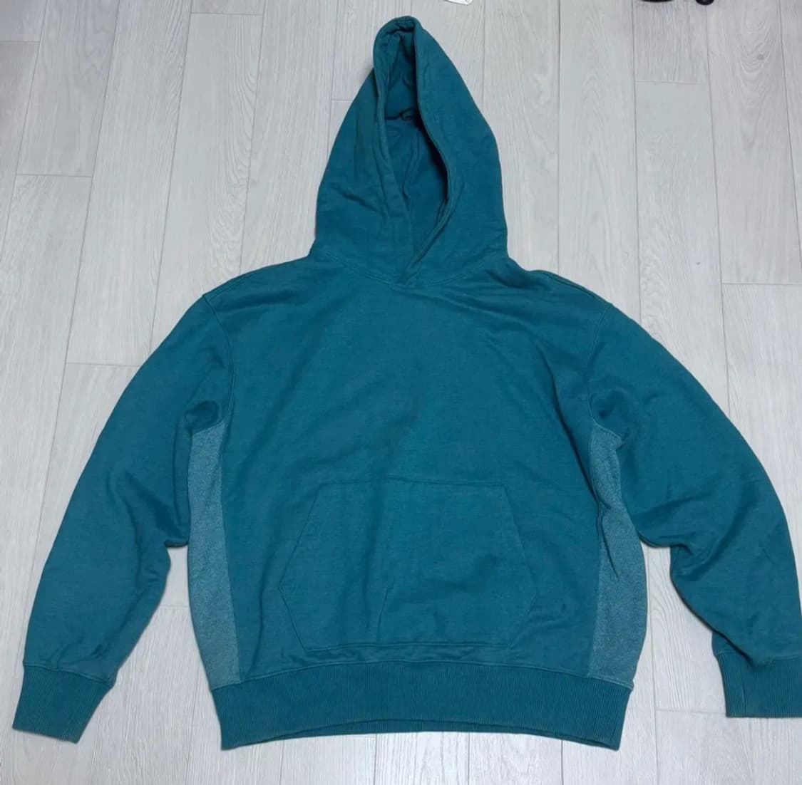 [1] 홈리 homly two tone hoodie teal 상품이미지2