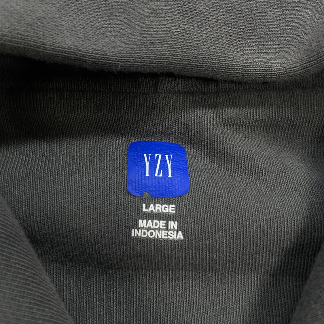 이지 갭 Yeezy gap 후드집업 다크 그레이 상품이미지3