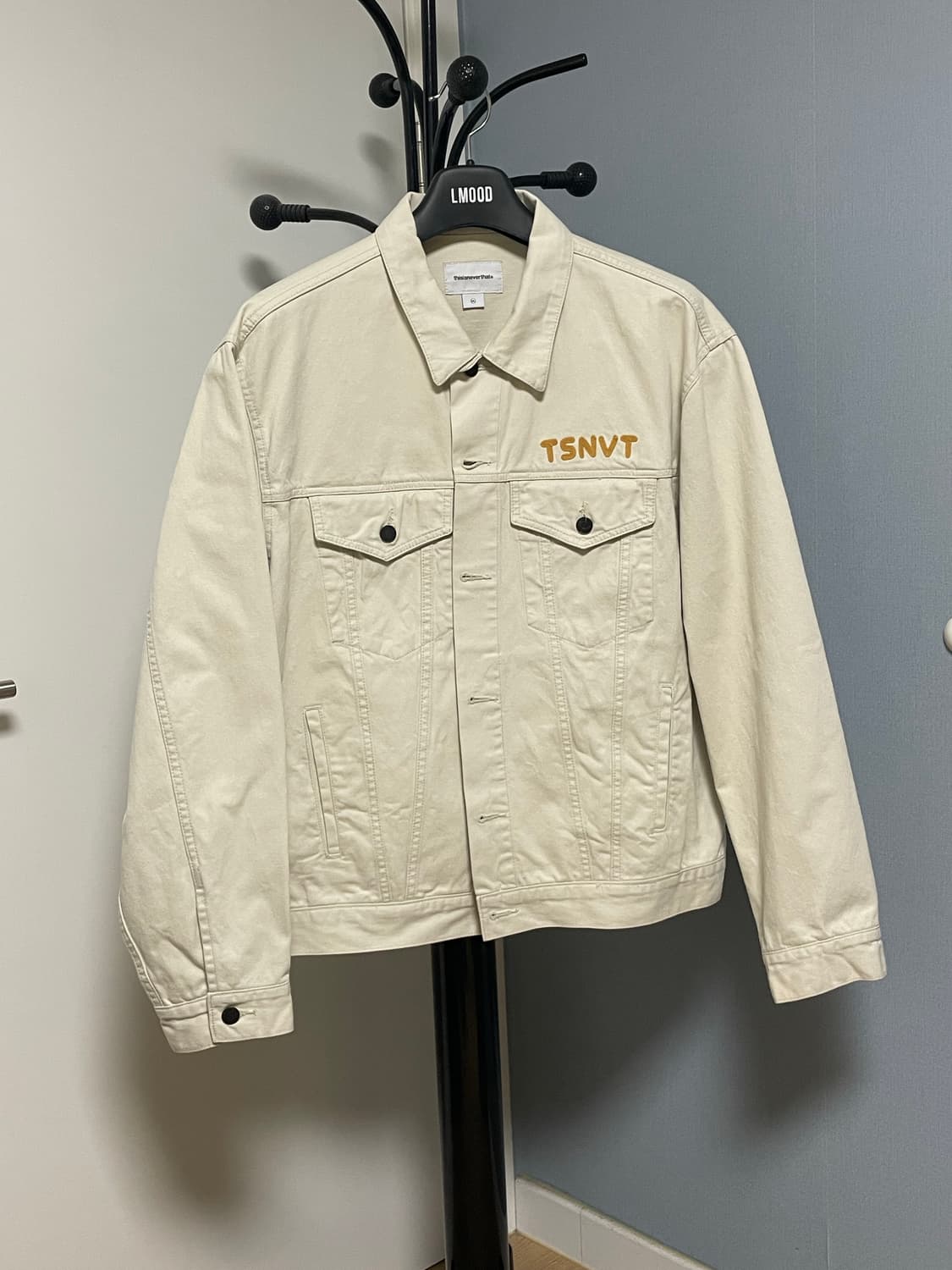 디스이즈네버댓 TSNVT Trucker Jacket Off White 상품이미지5