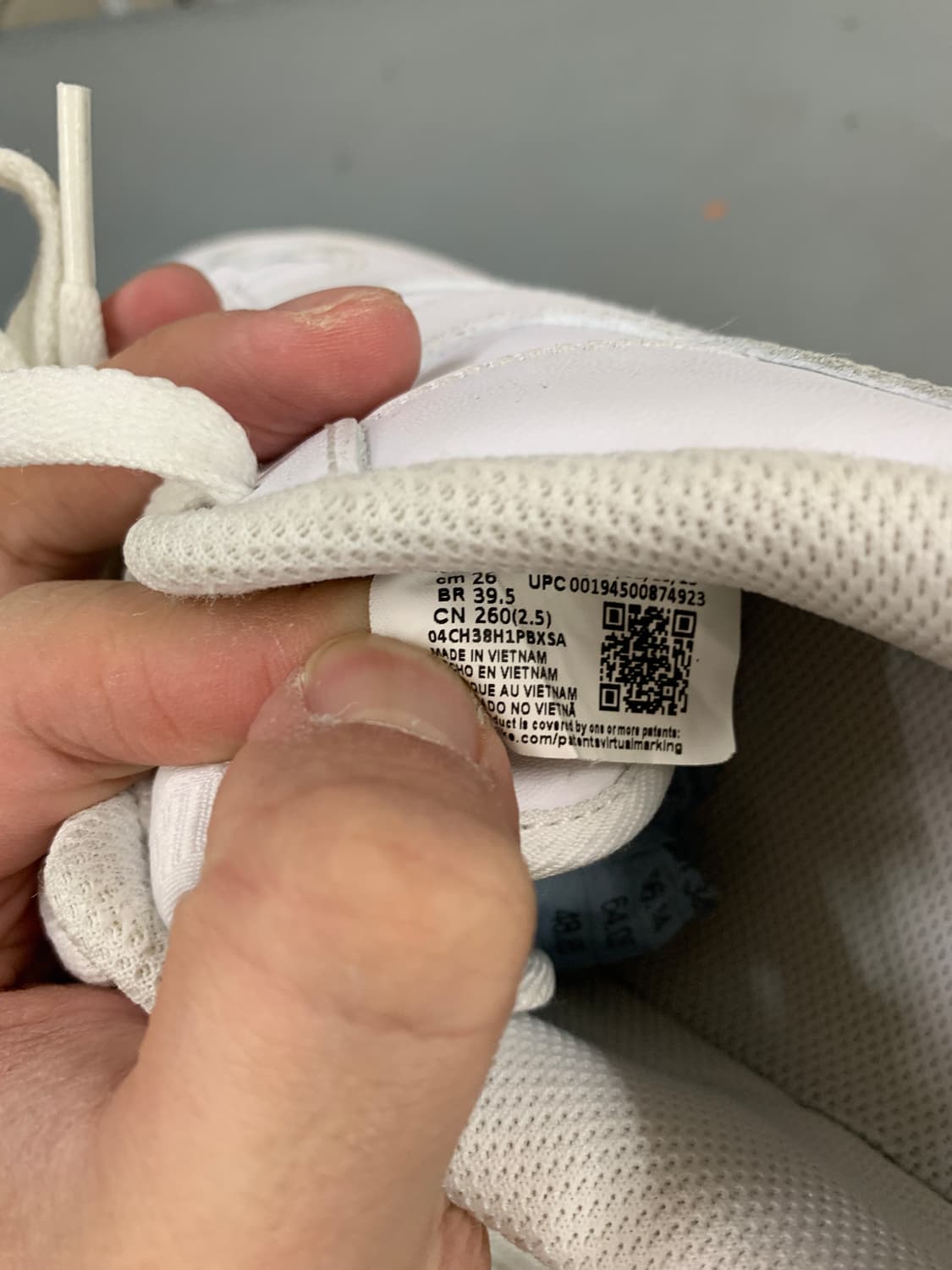 나이키 에어포스 1 화이트 260 상품이미지7