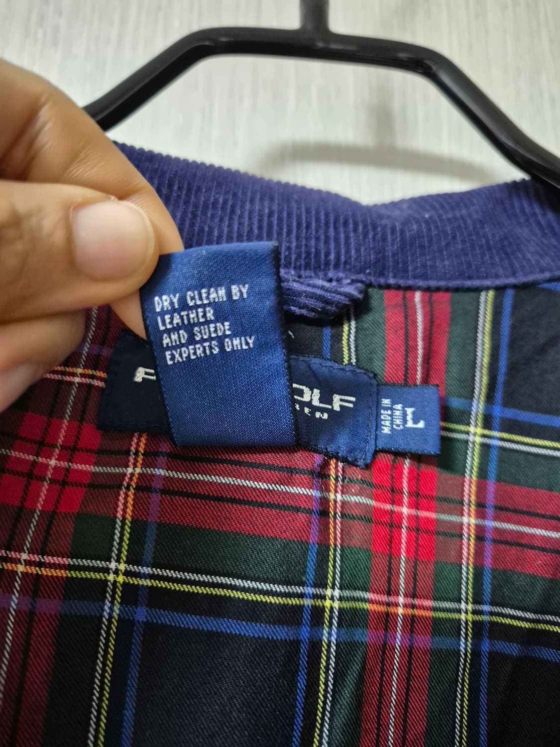 폴로 랄프로렌 골프 코듀로이 자켓 네이비 점퍼 라지 상품이미지7