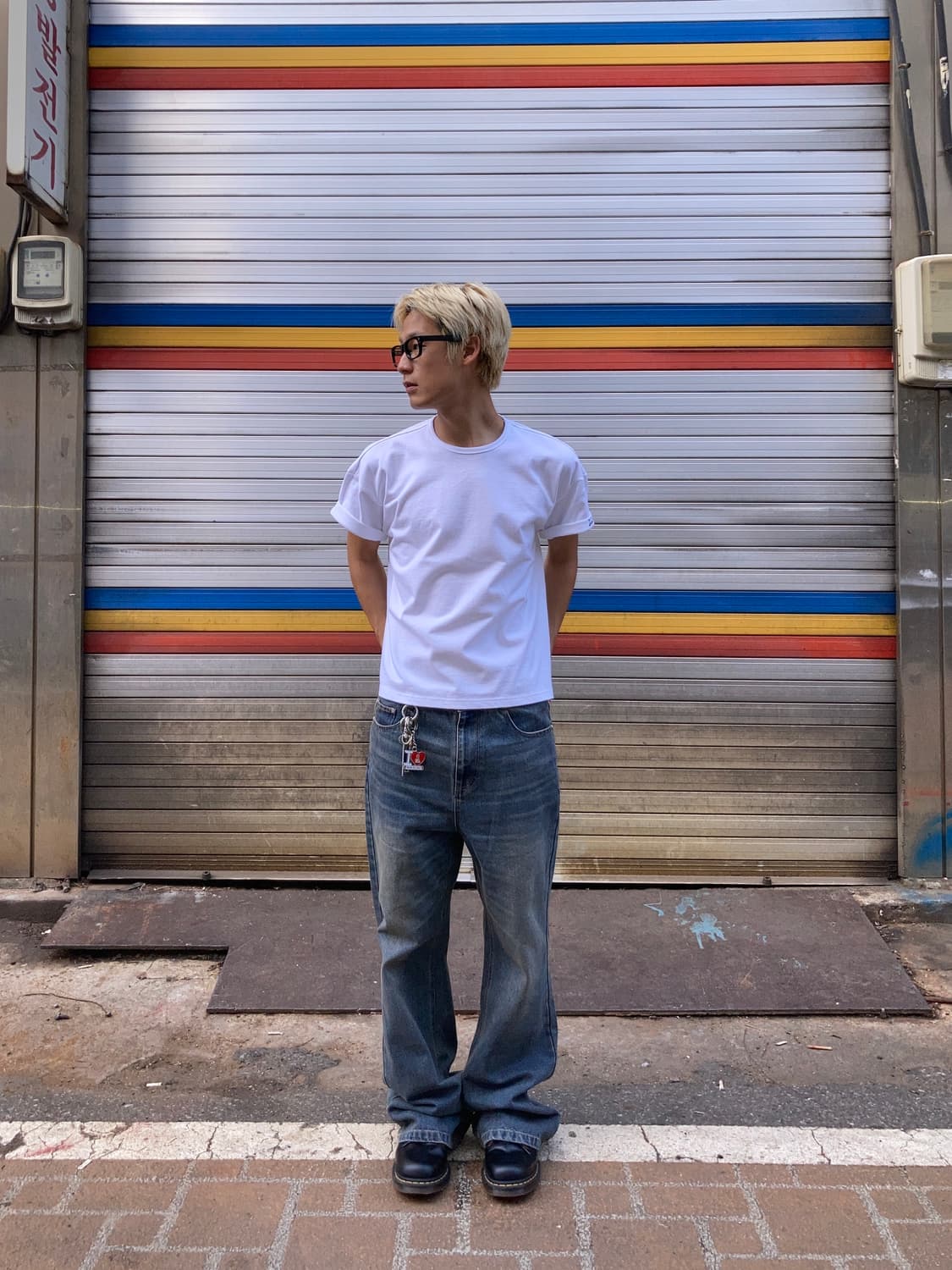 헤비 코튼 반팔 빈티지 반팔 흰색 기본 반팔 블랙 반팔 크롭반팔 상품이미지1