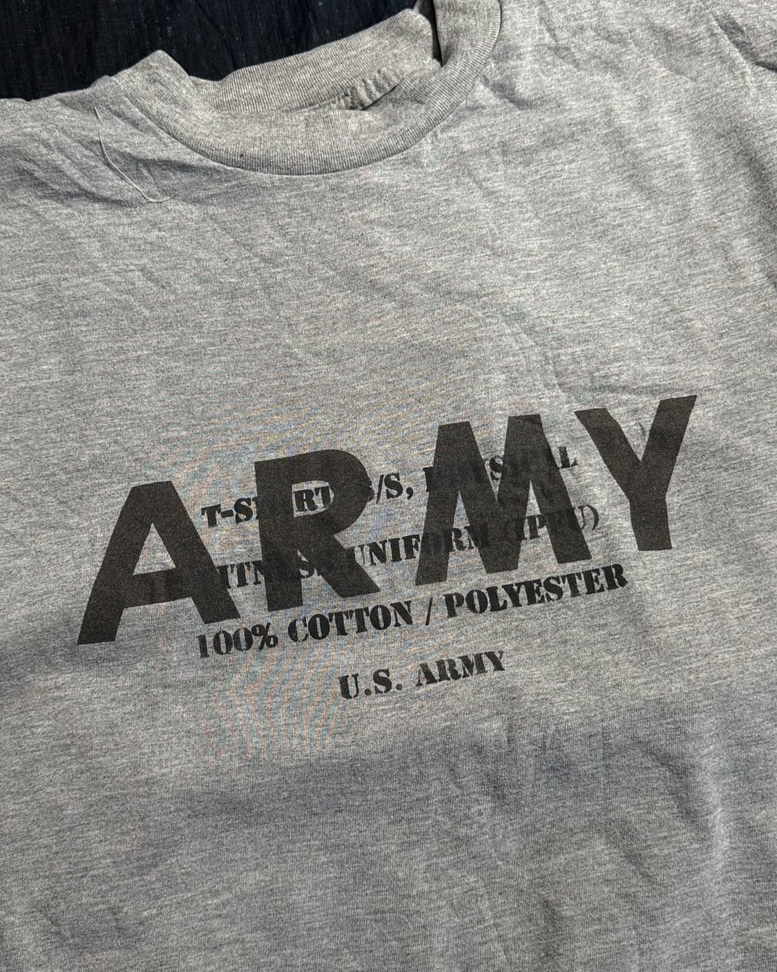 US Army 'Spec.' 스텐실 IPFU 티셔츠 XL 상품이미지2