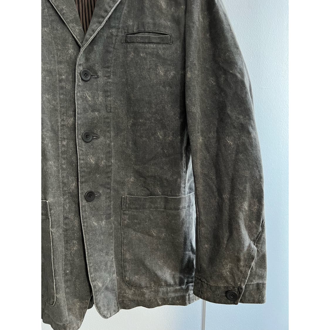 루이스 샤블론 스톤 워시드 3버튼 데님 자켓 상품이미지6