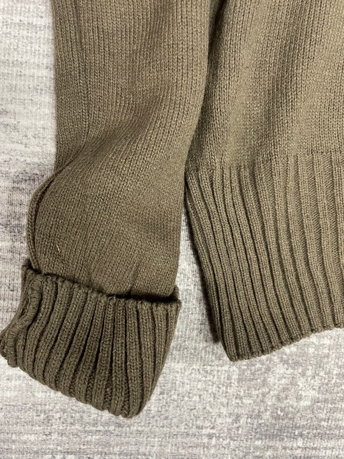 U.S ARMY 5버튼 하이넥 니트 상품이미지2