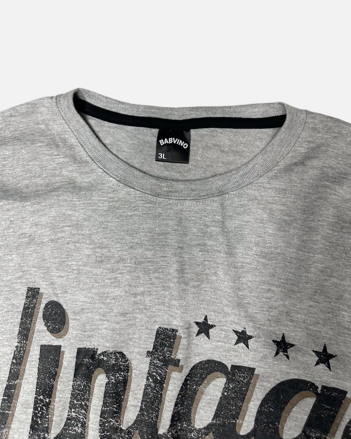 vintage printing grey t-shirt 상품이미지2