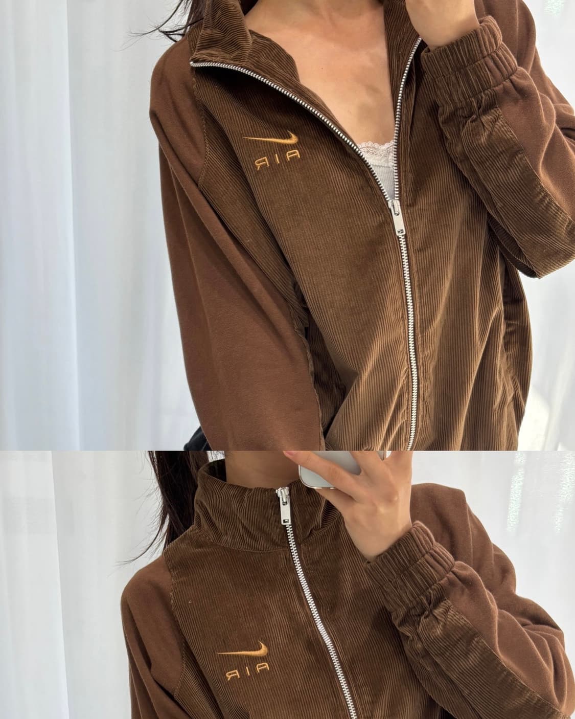 Nike 나이키 Air 코듀로이 브라운 트랙탑 상품이미지1