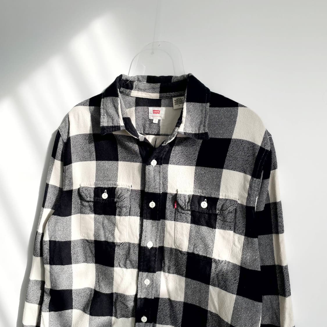F1 리바이스 체크 패턴 플란넬 셔츠 L사이즈 상품이미지2