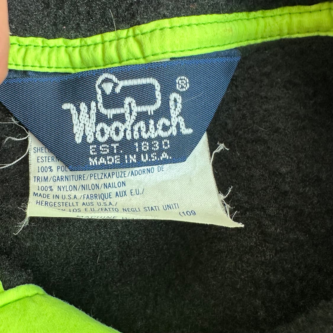 70‘s 울리치 플리스 made in usa 상품이미지5