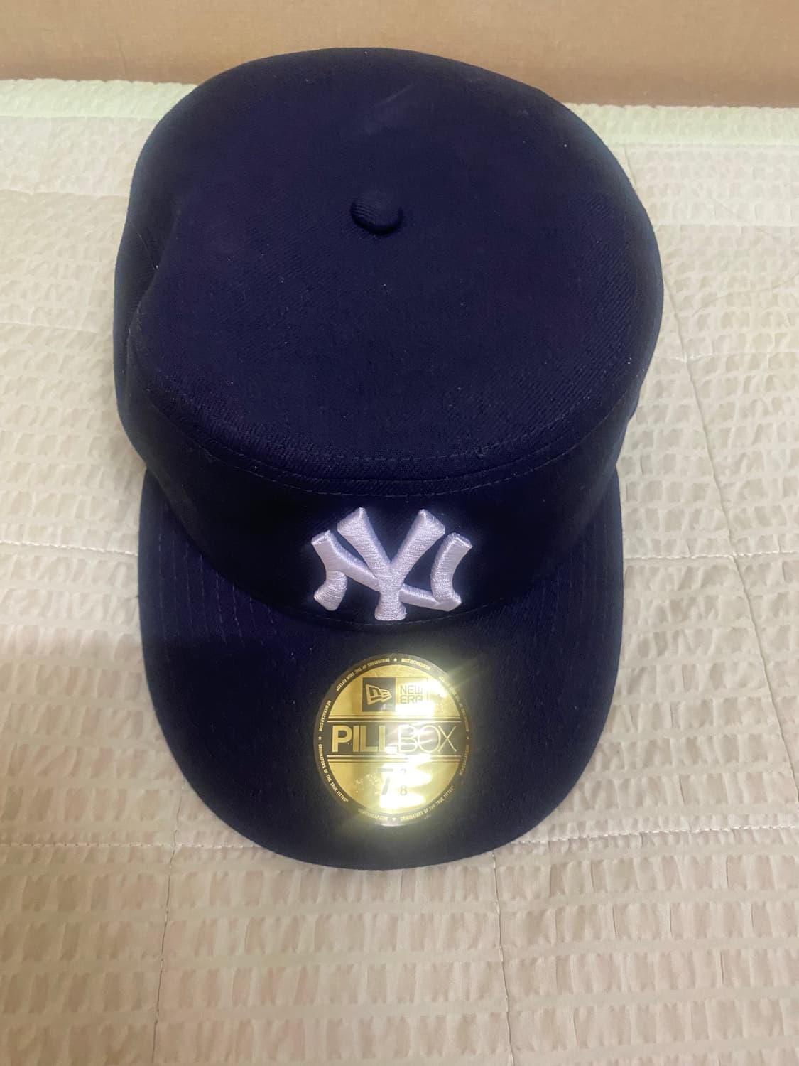 뉴에라 MLB 뉴욕 양키스 프리 커브드 필박스 캡 네이비 738(58.7 상품이미지2
