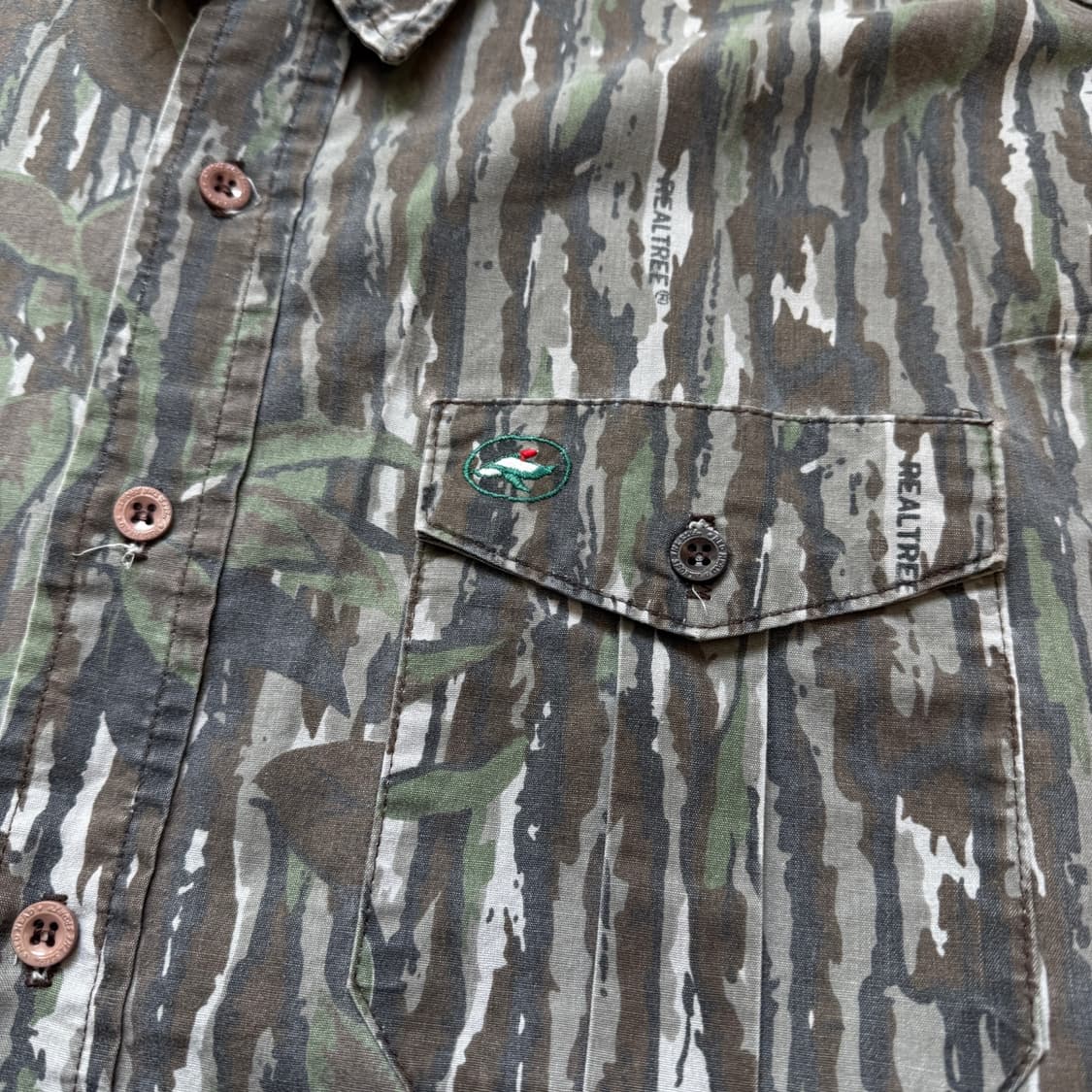 레드 헤드 빈티지 리얼트리 견장 셔츠 미국빈티지 2XL 110 상품이미지5