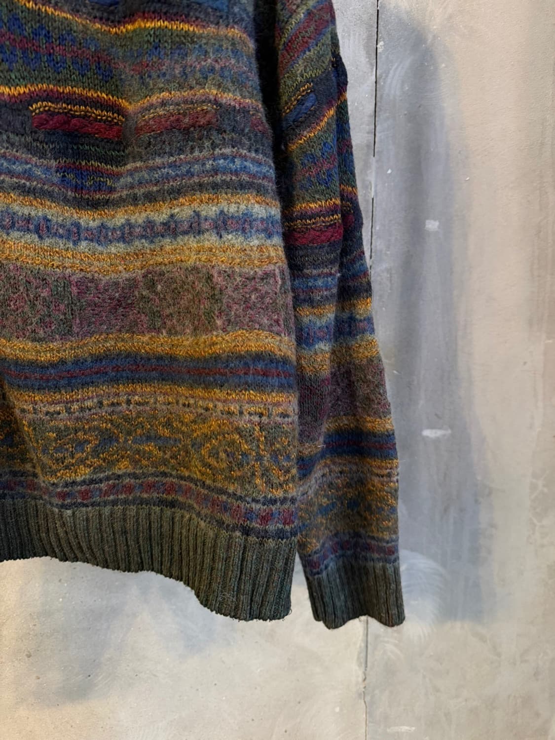 이브생로랑 패턴 니트 100 상품이미지6