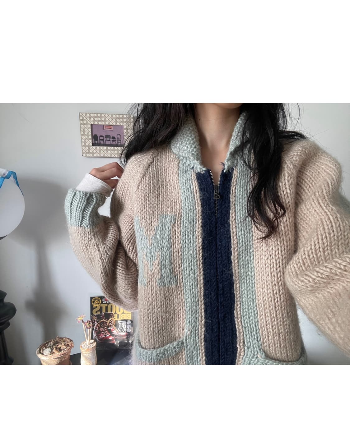 [mcgregor] wool 100% knit zip-up 상품이미지3