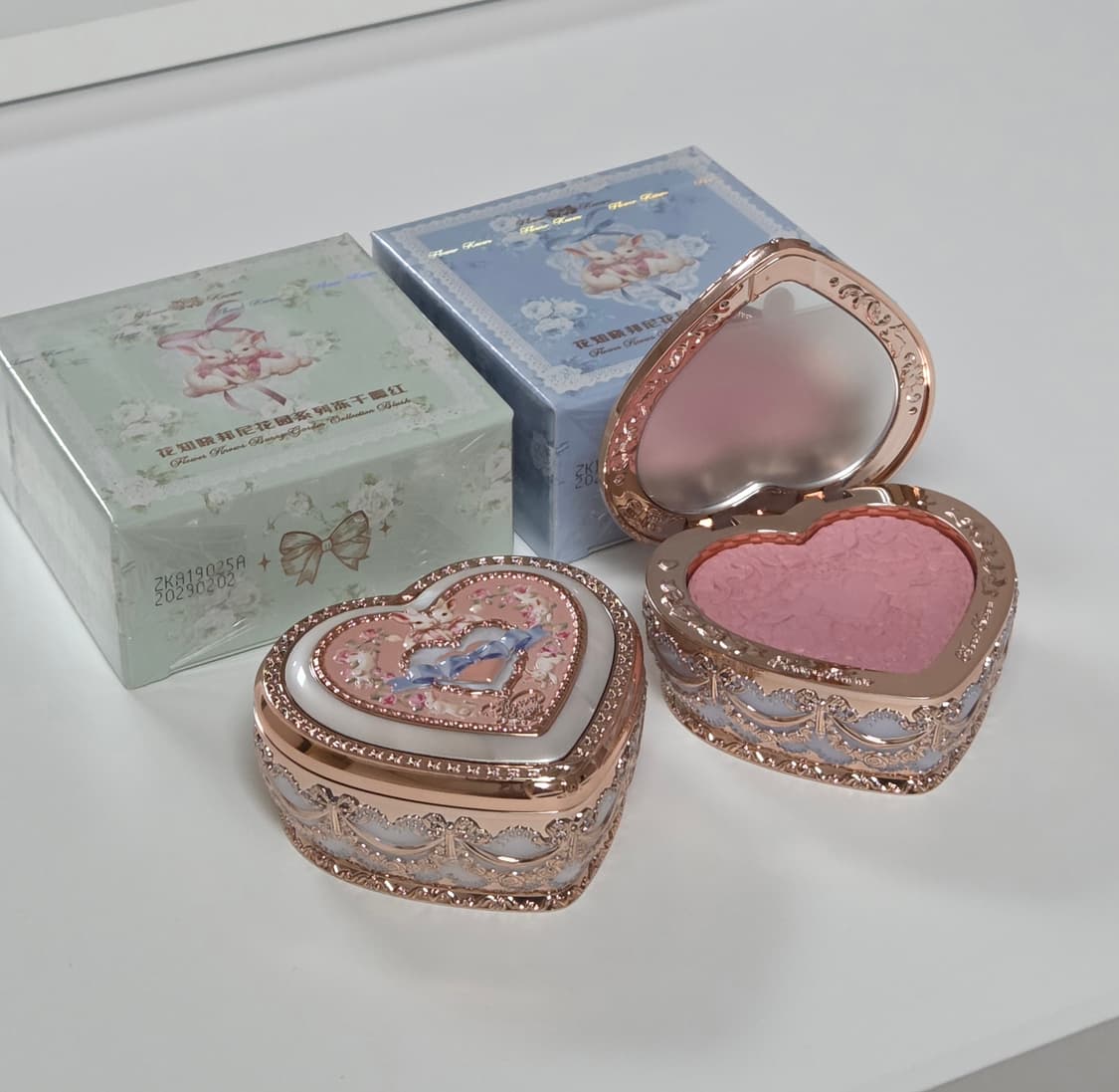 미개봉새상품) 플라워노즈 버니가든 컬렉션 엠보싱 블러셔 5호 상품이미지5