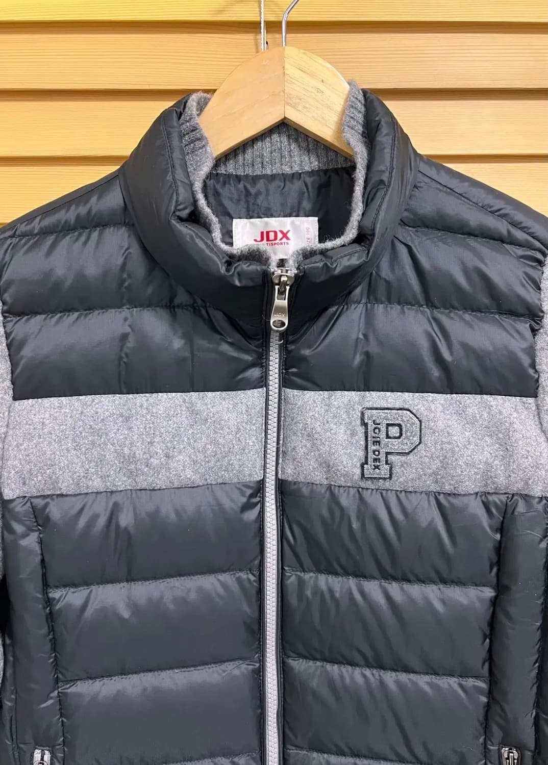 JDX 여성 울혼방 방풍집업패딩점퍼 상품이미지1