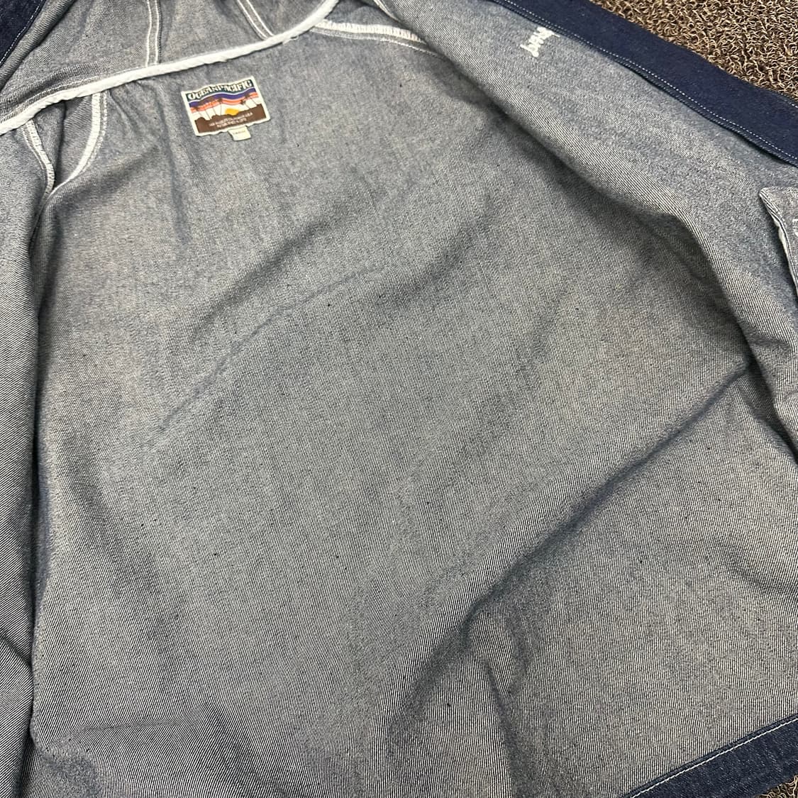 오션퍼시픽 데님 후드 집업 청자켓 L 상품이미지9