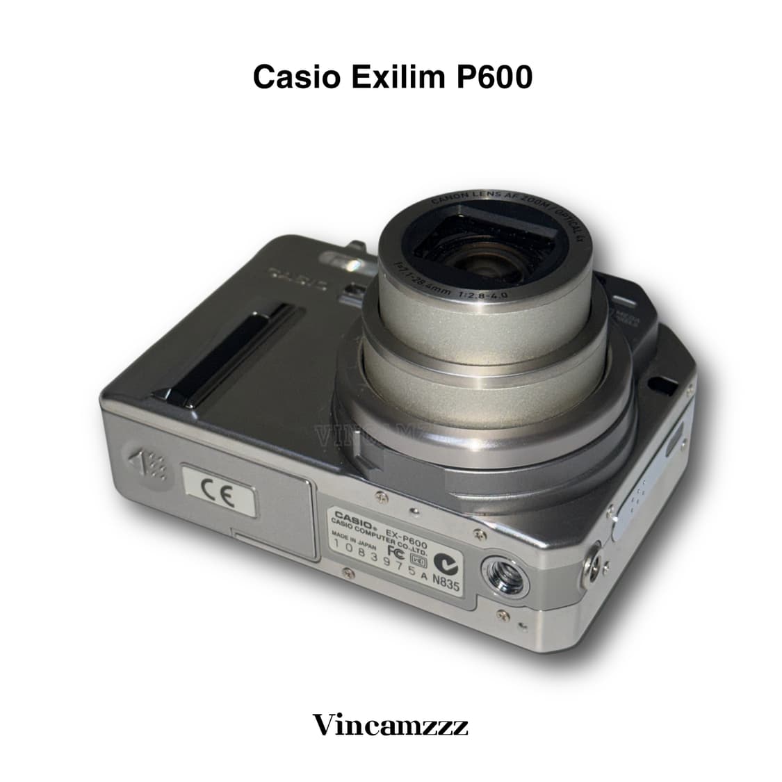 [강추] Casio 카시오 엑슬림 EX-P600 (캐논 렌즈) 상품이미지4