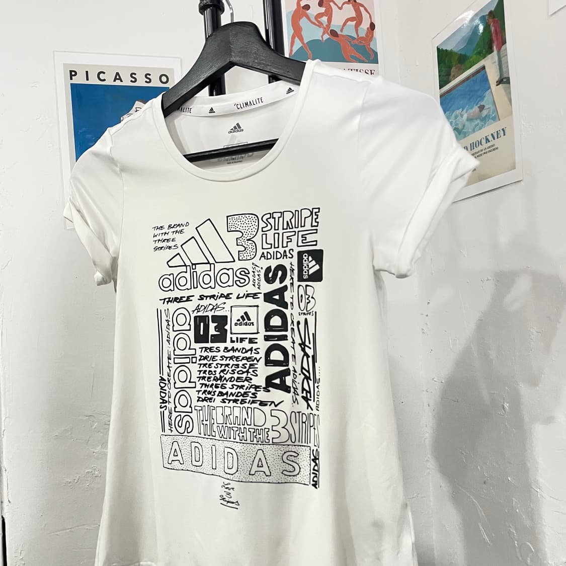 아디다스 프린팅 키치 롤업 티셔츠 상품이미지4