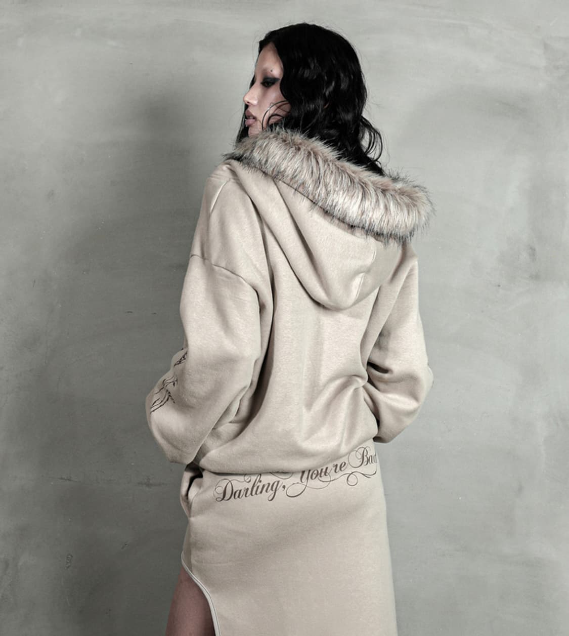 달링유어배드 BUTTERFLY SPLATTER ZIP-UP 상품이미지4