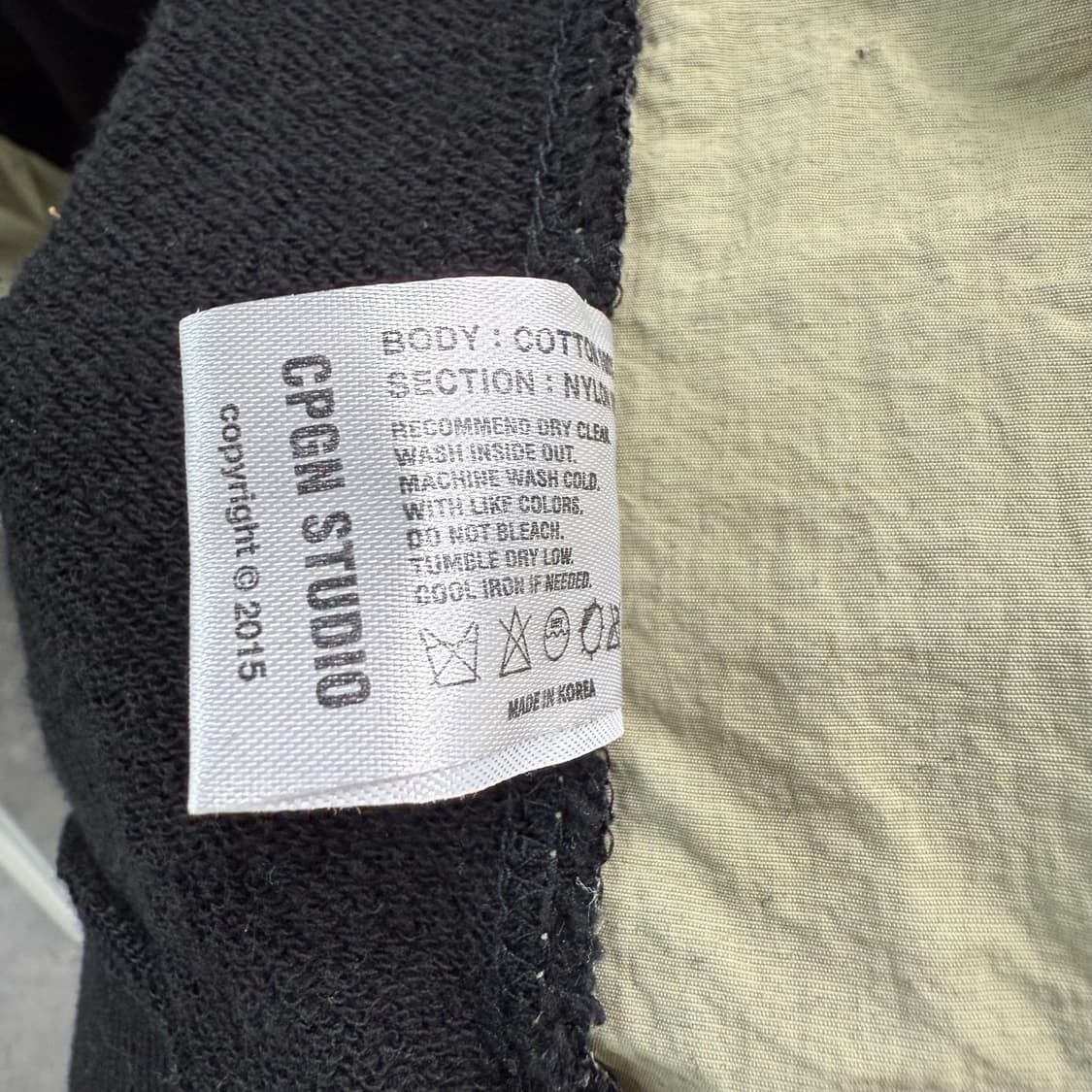 [L] 꼼파뇨 크래킹 스냅 레글런 후드 상품이미지6