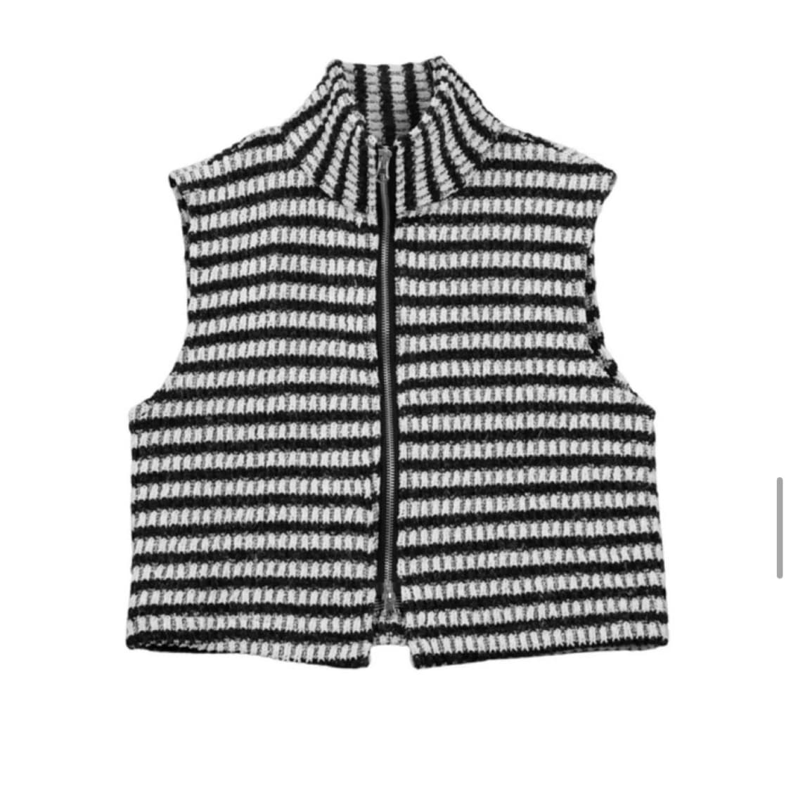 릿킴 크레용 니트 집업 베스트 상품이미지4