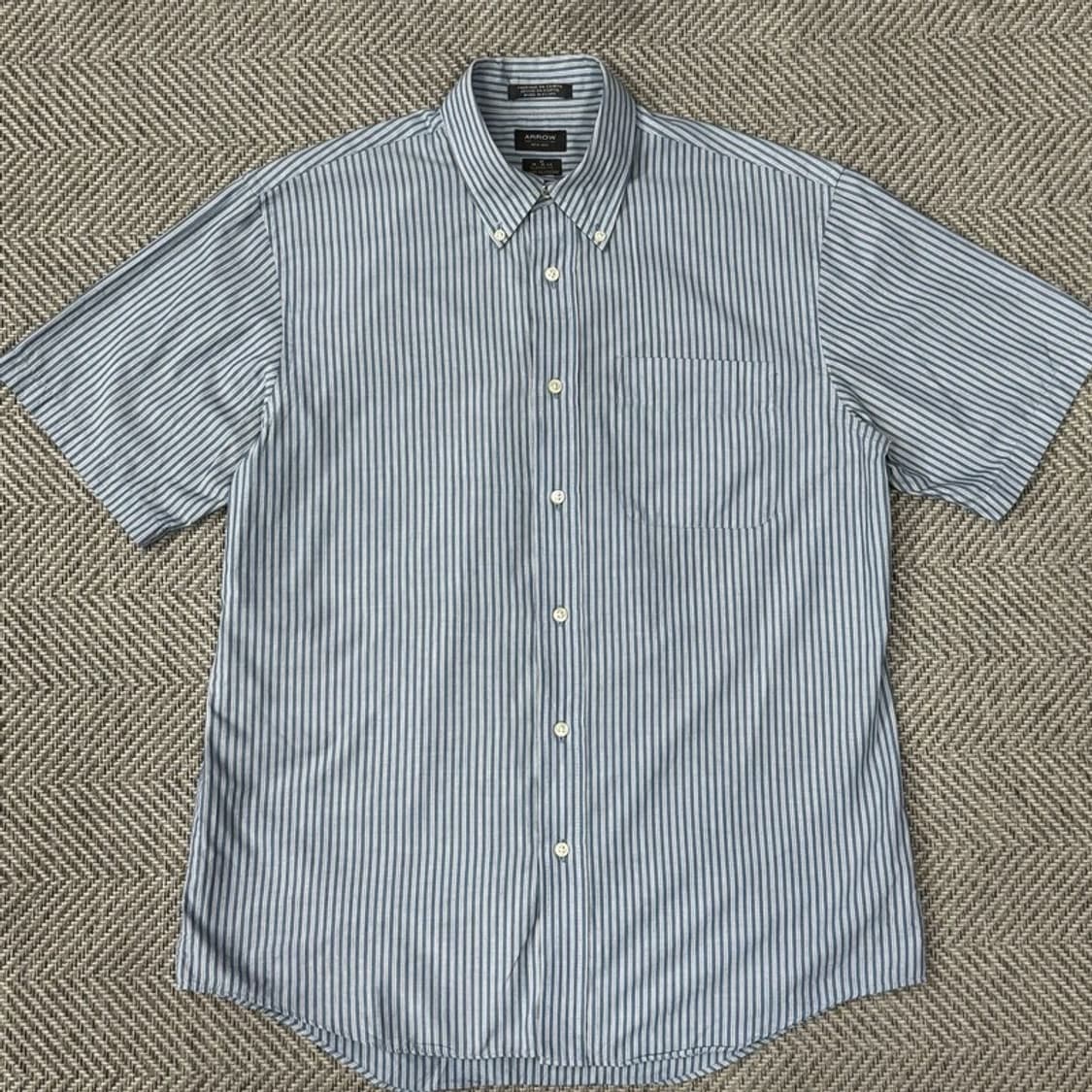 arrow 스트라이프 반팔 셔츠 v2845 상품이미지1