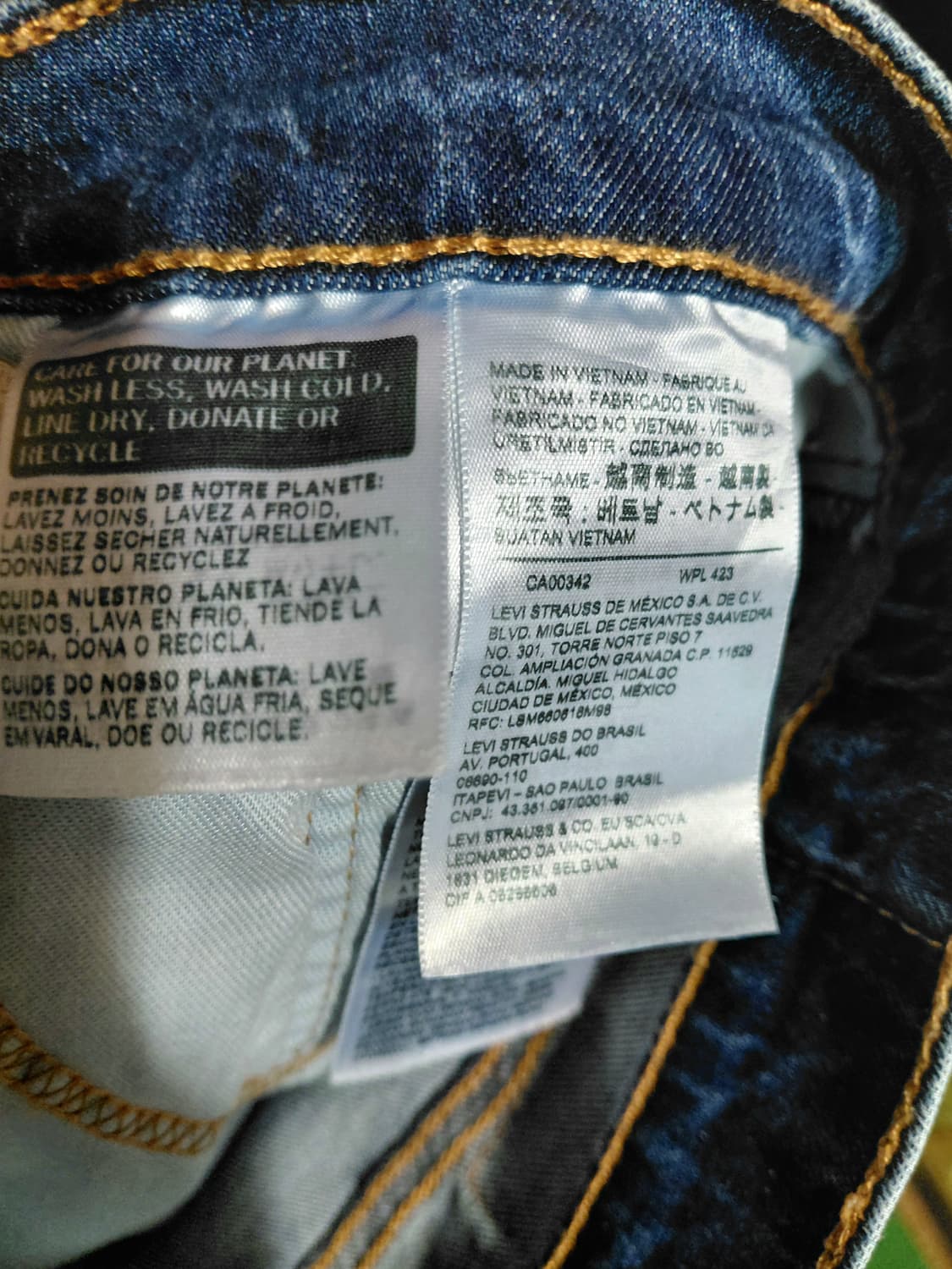 [리바이스505]레귤러핏 데님 청바지 32사이즈  상품이미지4