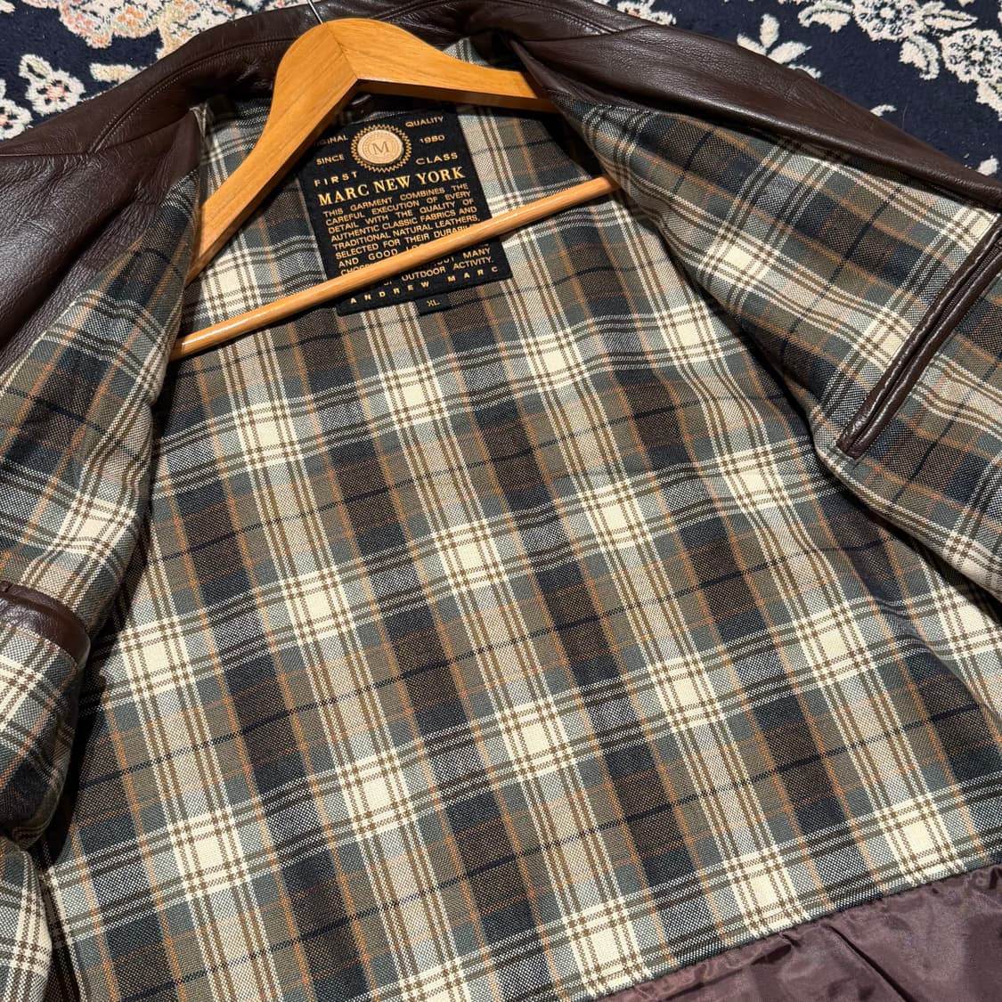 마크뉴욕 램스킨 카 코트 XL 양가죽 자켓 상품이미지4