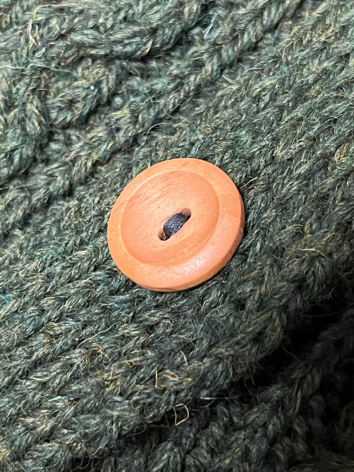 영국산 케리울른밀즈 멜란지 퓨어 울 가디건 40사이즈 상품이미지5