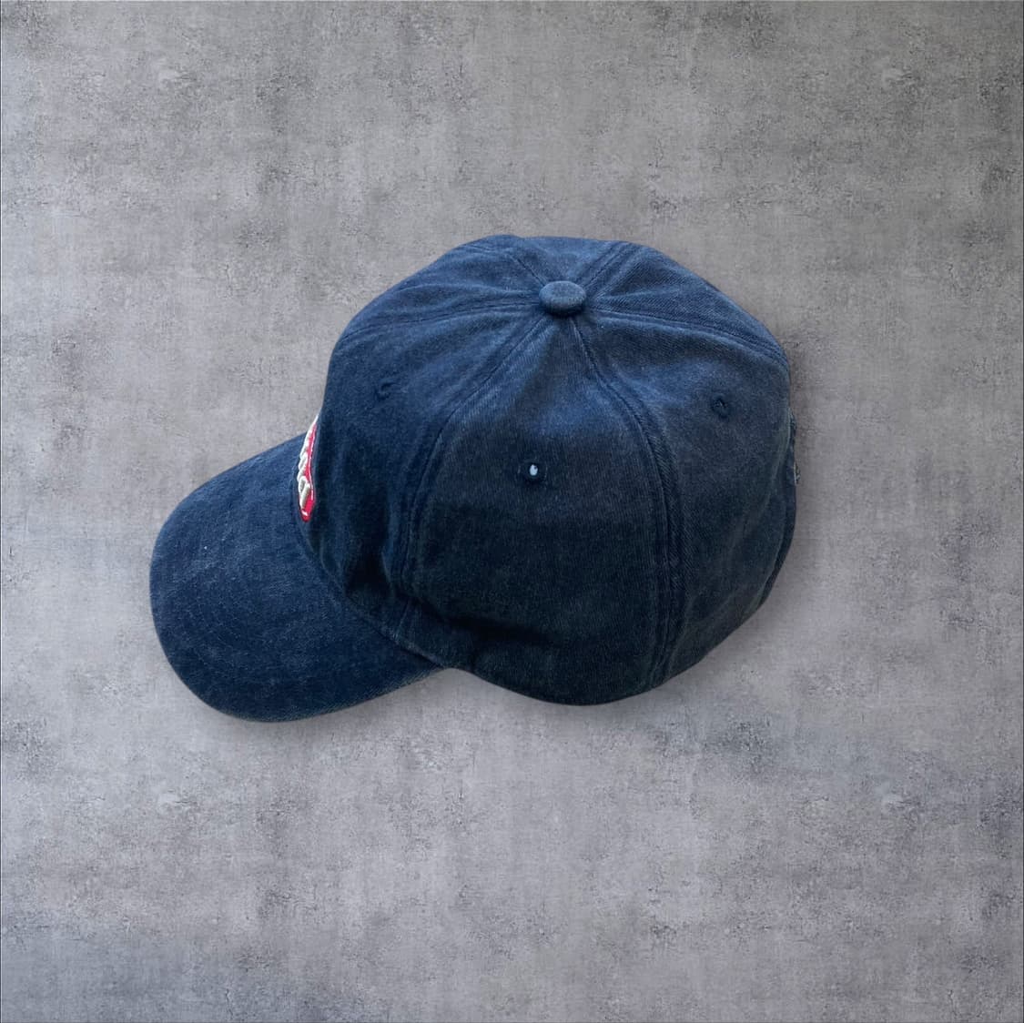 휴먼앤캣 네이비 컬러 파운드3 스턴 워시드 볼캡 상품이미지3