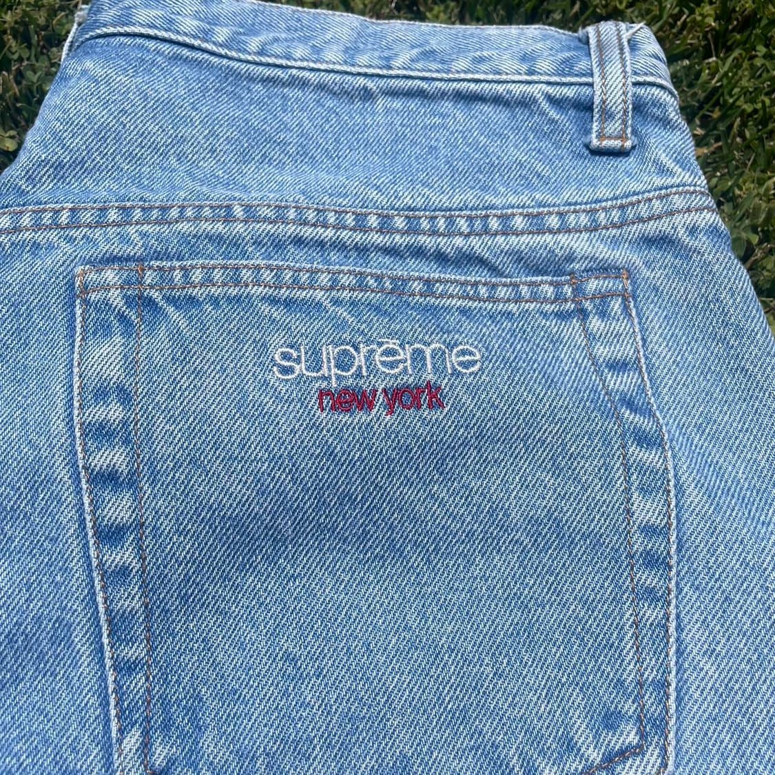 슈프림 배기 진 블루 상품이미지5