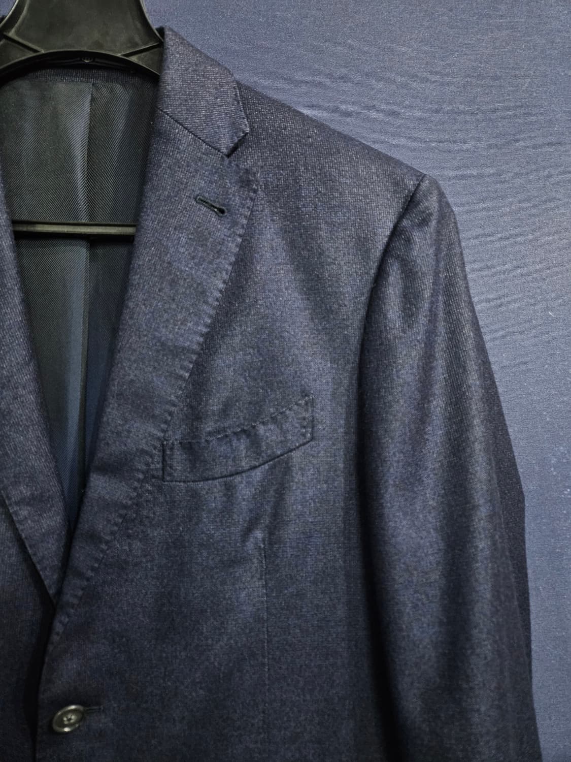 브로이어 네이비컬러 남성 50 정장자켓  상품이미지4