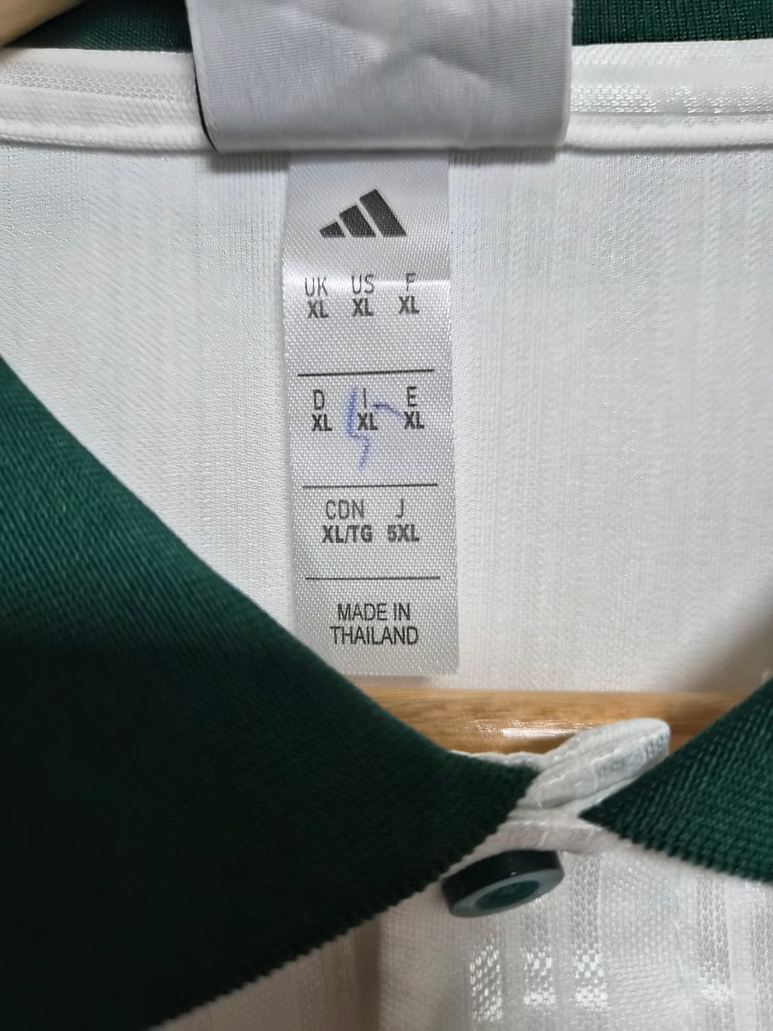 아디다스Adidas 오아시스 콜라보 져지 카라티 XL - T157 상품이미지4