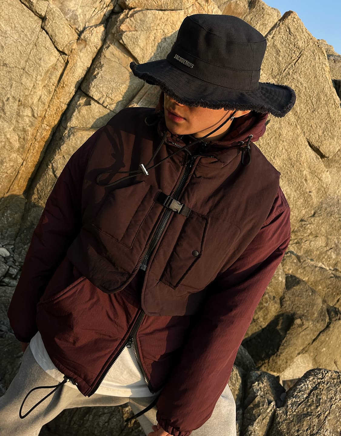 크롭 패딩 베스트 상품이미지8