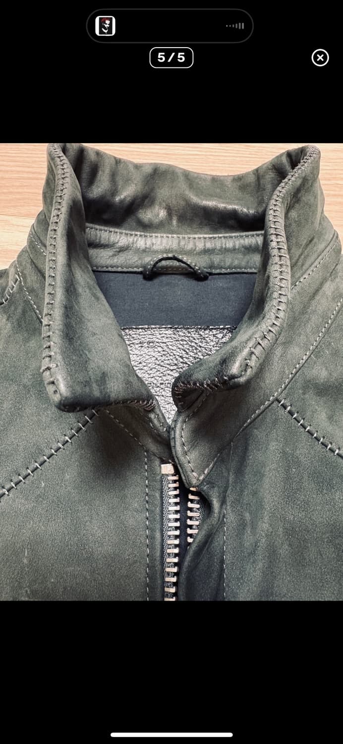 텐세이오또 수소봉제 레더자켓 48 상품이미지4