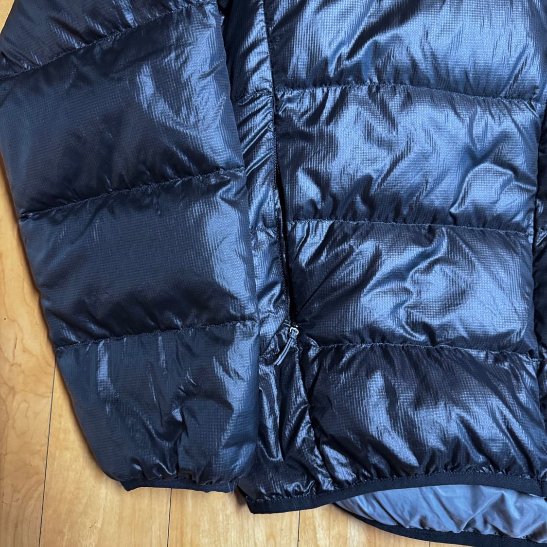 몽벨 라이트 알파인 다운 파카 패딩자켓 블랙 L 상품이미지4