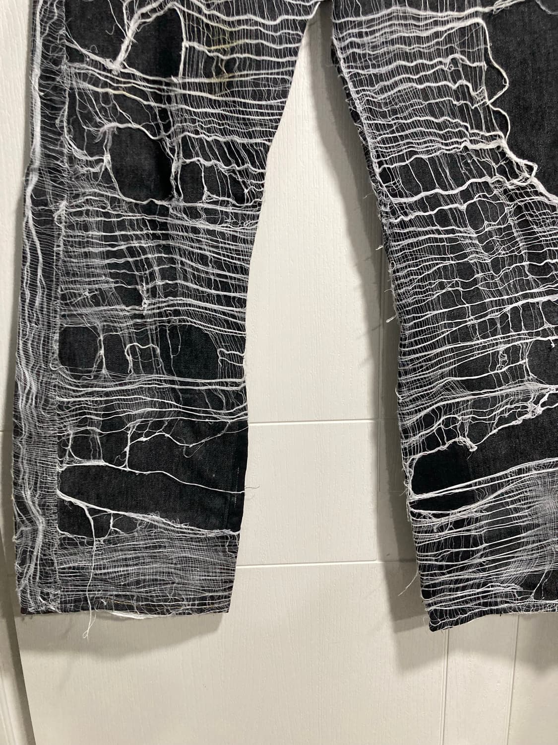 스파이더웹 데님 팬츠 상품이미지7