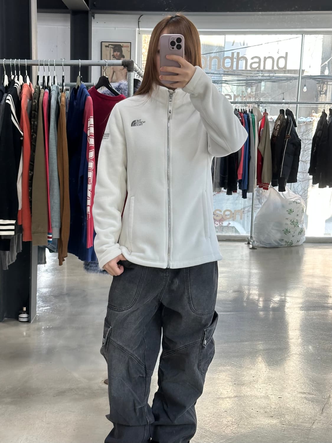 노스페이스 화이트라벨 플리스집업 상품이미지2