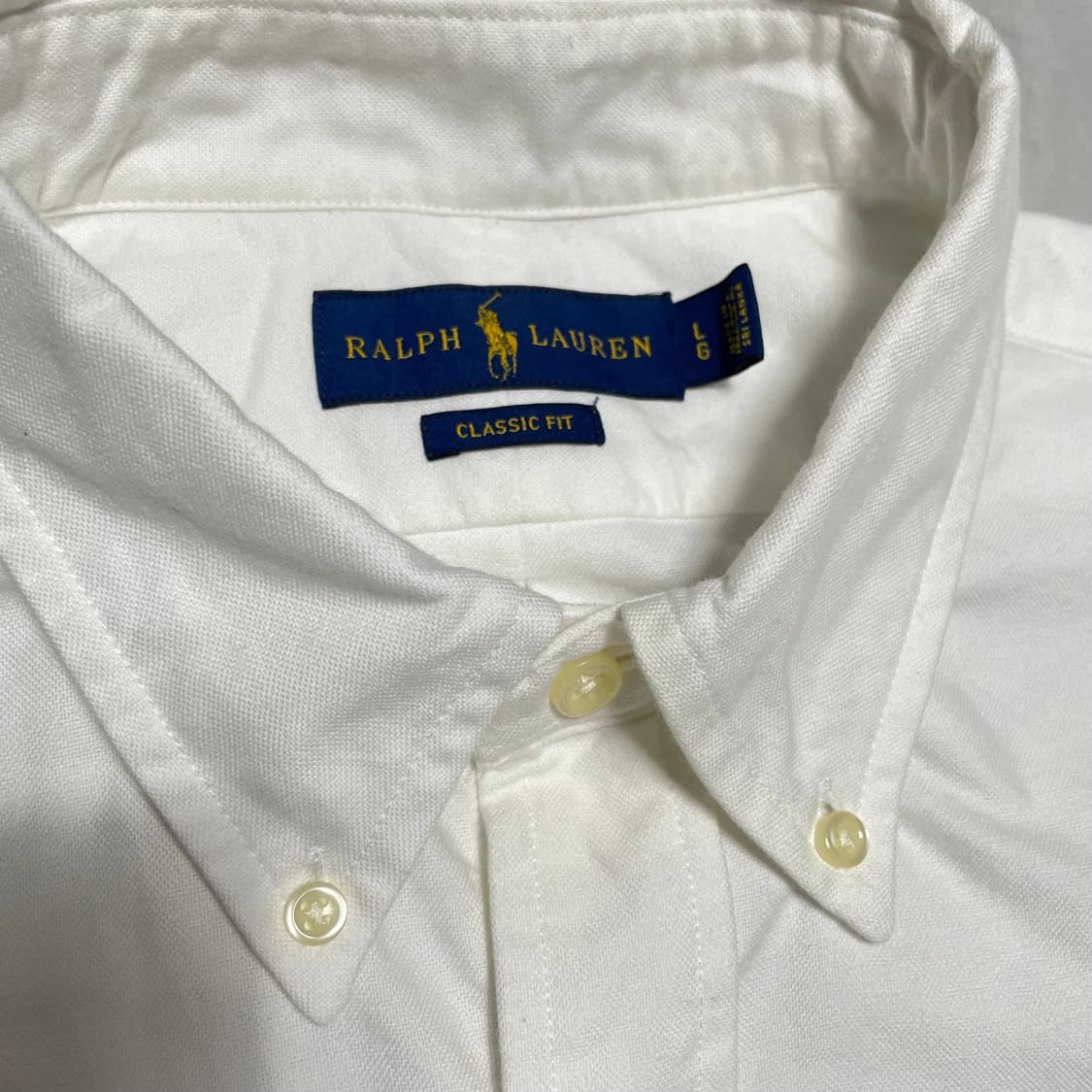 폴로 새상품 옥스포드 화이트 셔츠 상품이미지3