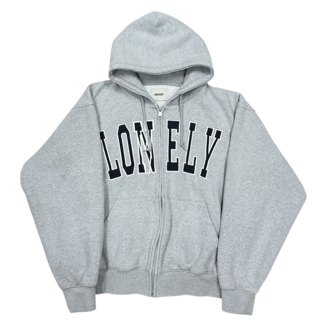 NOBANT 노앙 론리 기모 후드집업 자켓 L 그레이 상품이미지1