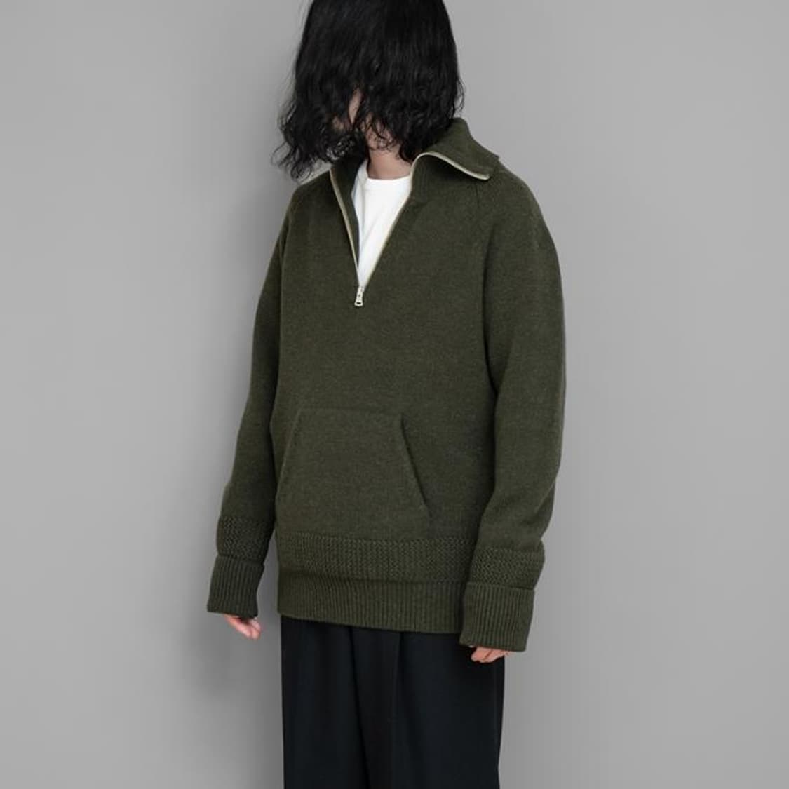 마티앤선즈 하프집업 밀리터리 스웨터 2사이즈 판매합니다  상품이미지3