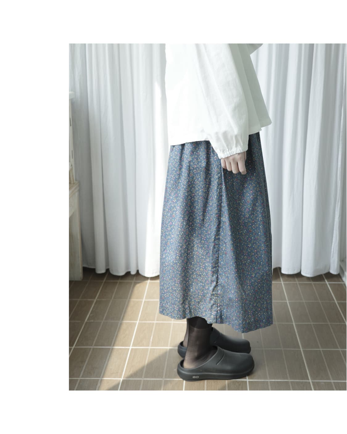 Vintage flower skirt 상품이미지6