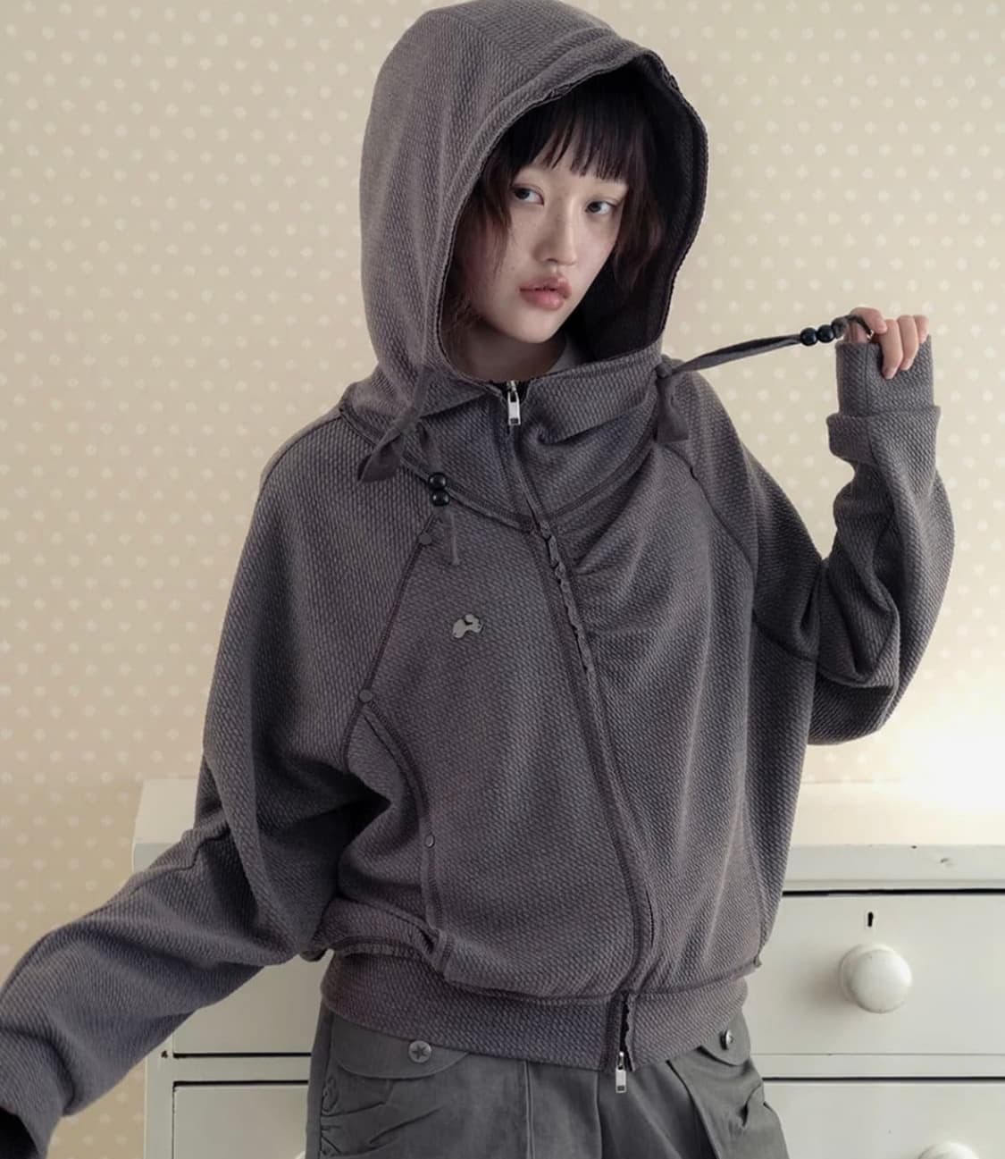 허그유어스킨 후드 집업 상품이미지2