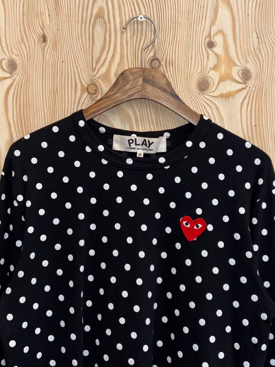 꼼데가르송 플레이 폴카 도트 롱슬리브 상품이미지2