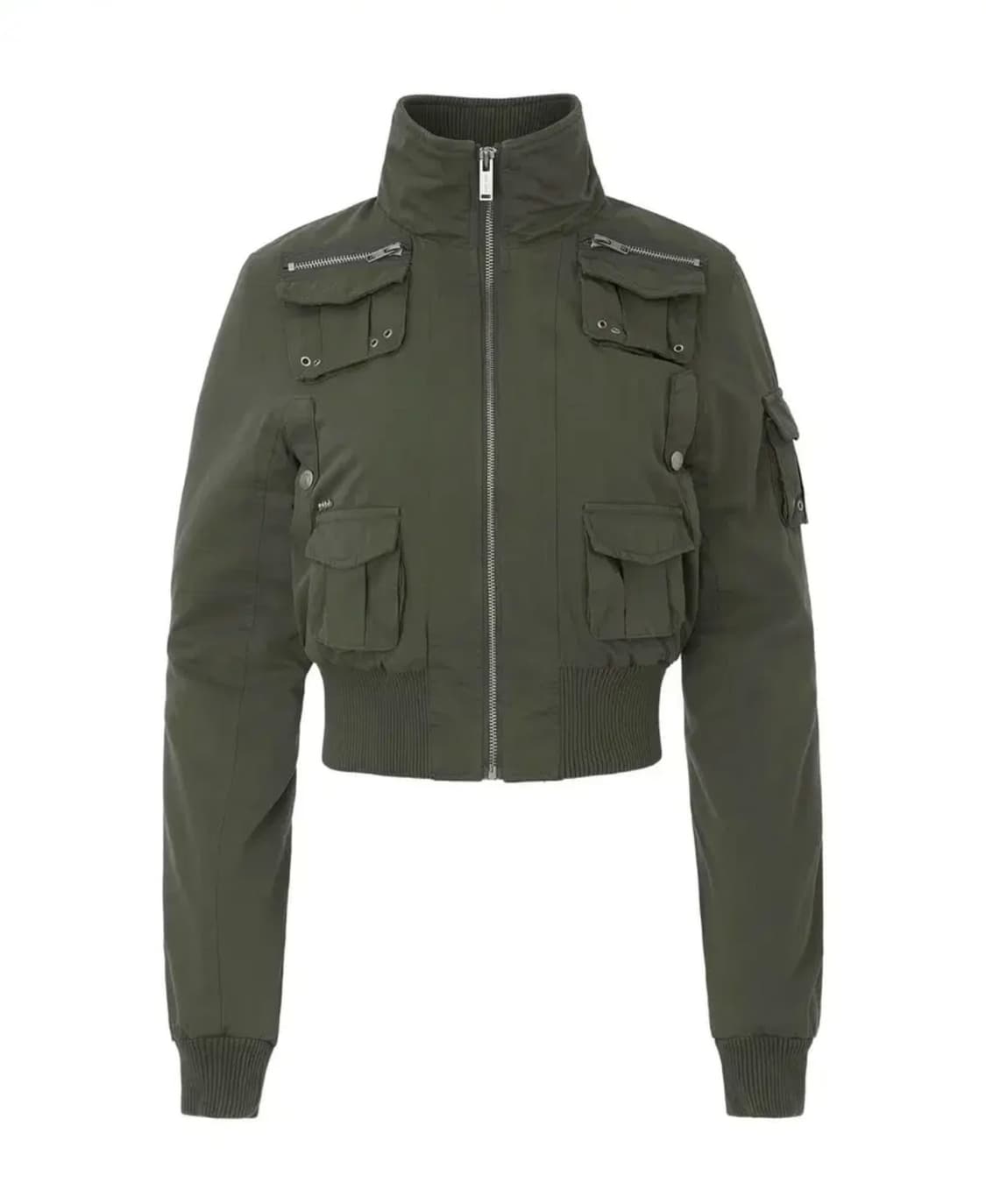 페일제이드 코튼 포켓 크롭 봄버 자켓 상품이미지1