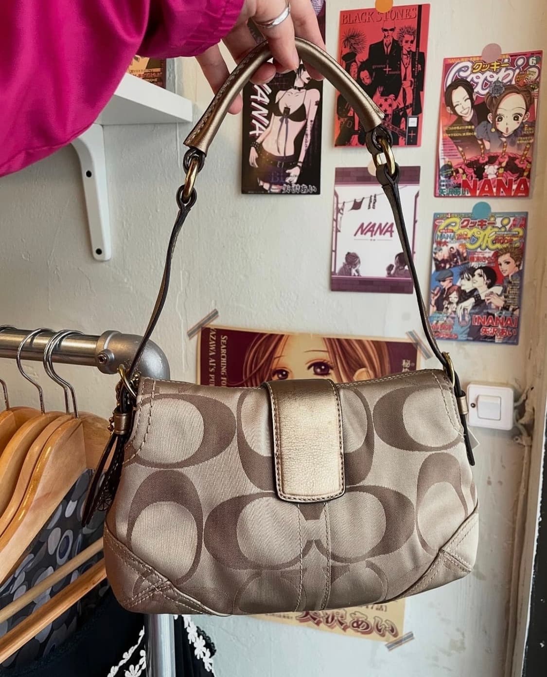 코치 골드 숄더백 새상품[무료배송] 상품이미지2