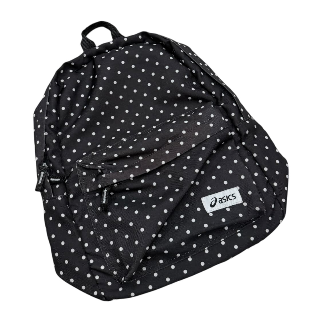 아식스 빈티지 도트 땡땡이 패턴 모리걸 백팩 가방 블랙 상품이미지2