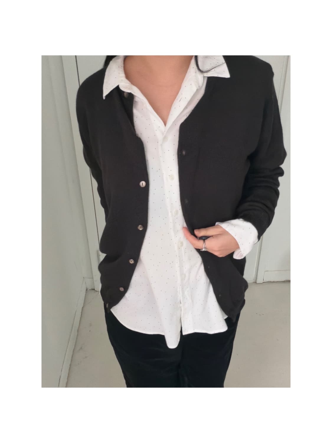 일본빈티지 wool100% 니트 가디건  상품이미지1