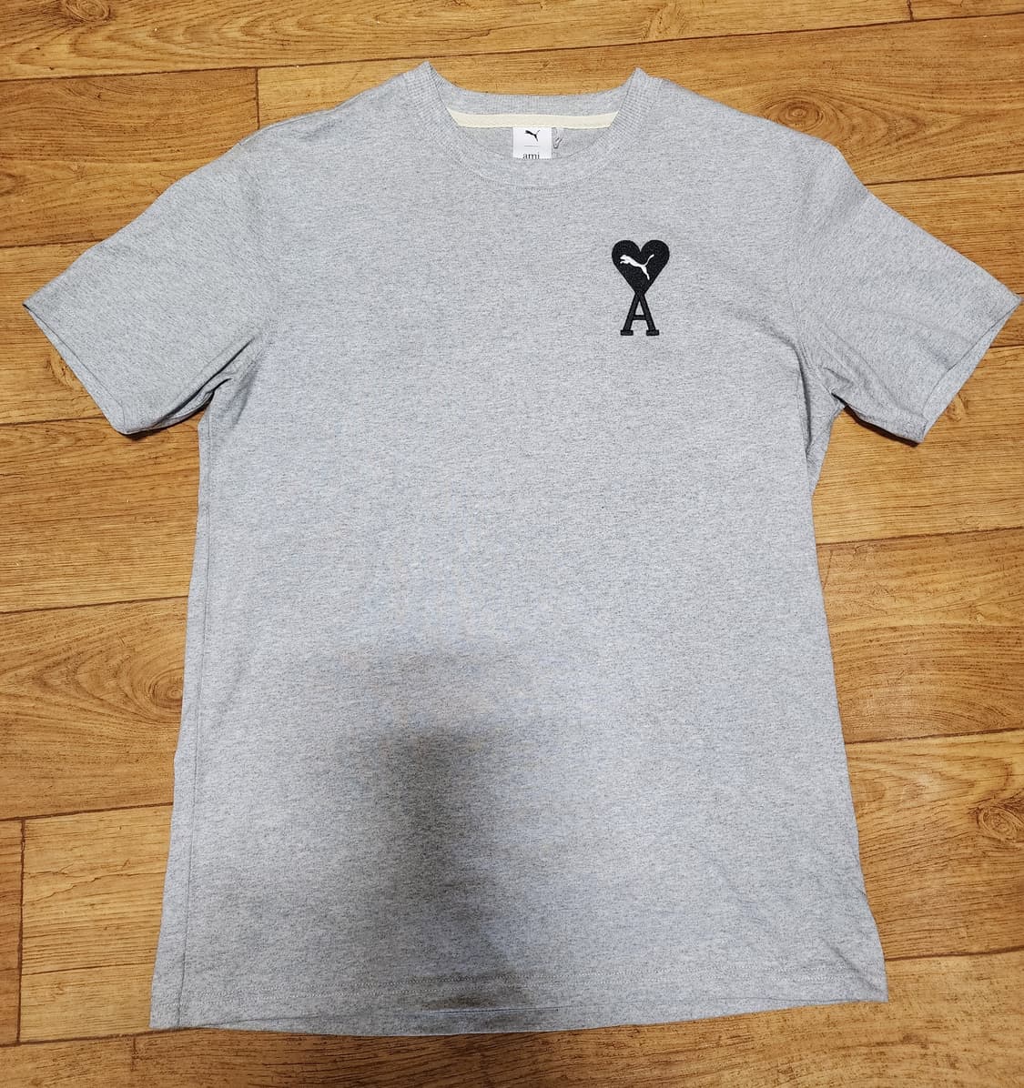 [S] 푸마 X 아미 티셔츠 라이트 그레이 상품이미지1